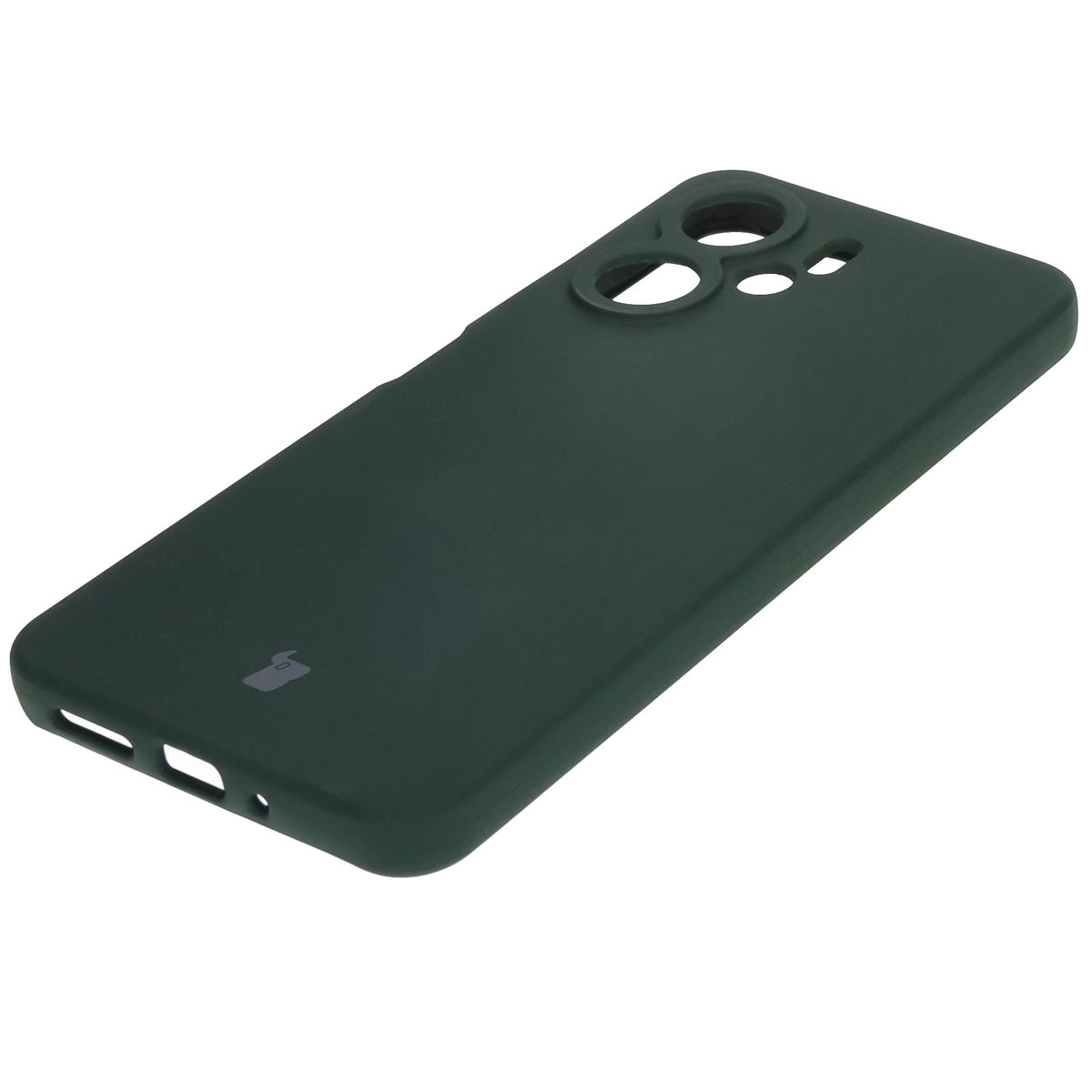 Etui Bizon Silikonowe Soft do Xiaomi Redmi 13C 4G/Xiaomi Redmi 13C 5G/Xiaomi Poco C65 Ciemnozielony