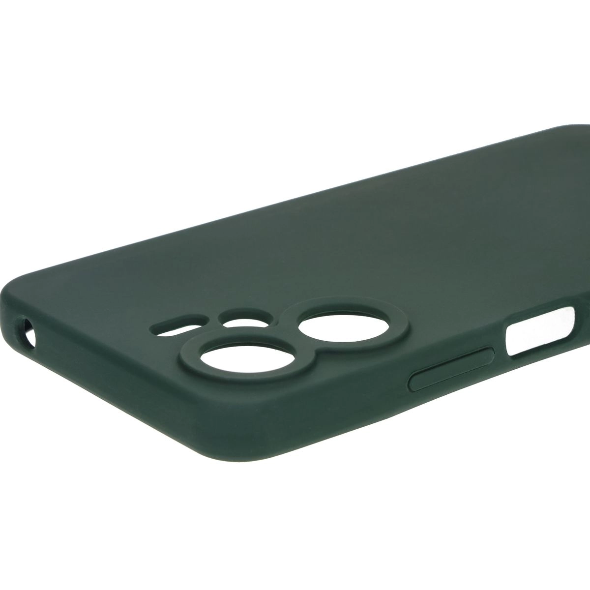 Etui Bizon Silikonowe Soft do Xiaomi Redmi 13C 4G/Xiaomi Redmi 13C 5G/Xiaomi Poco C65 Ciemnozielony