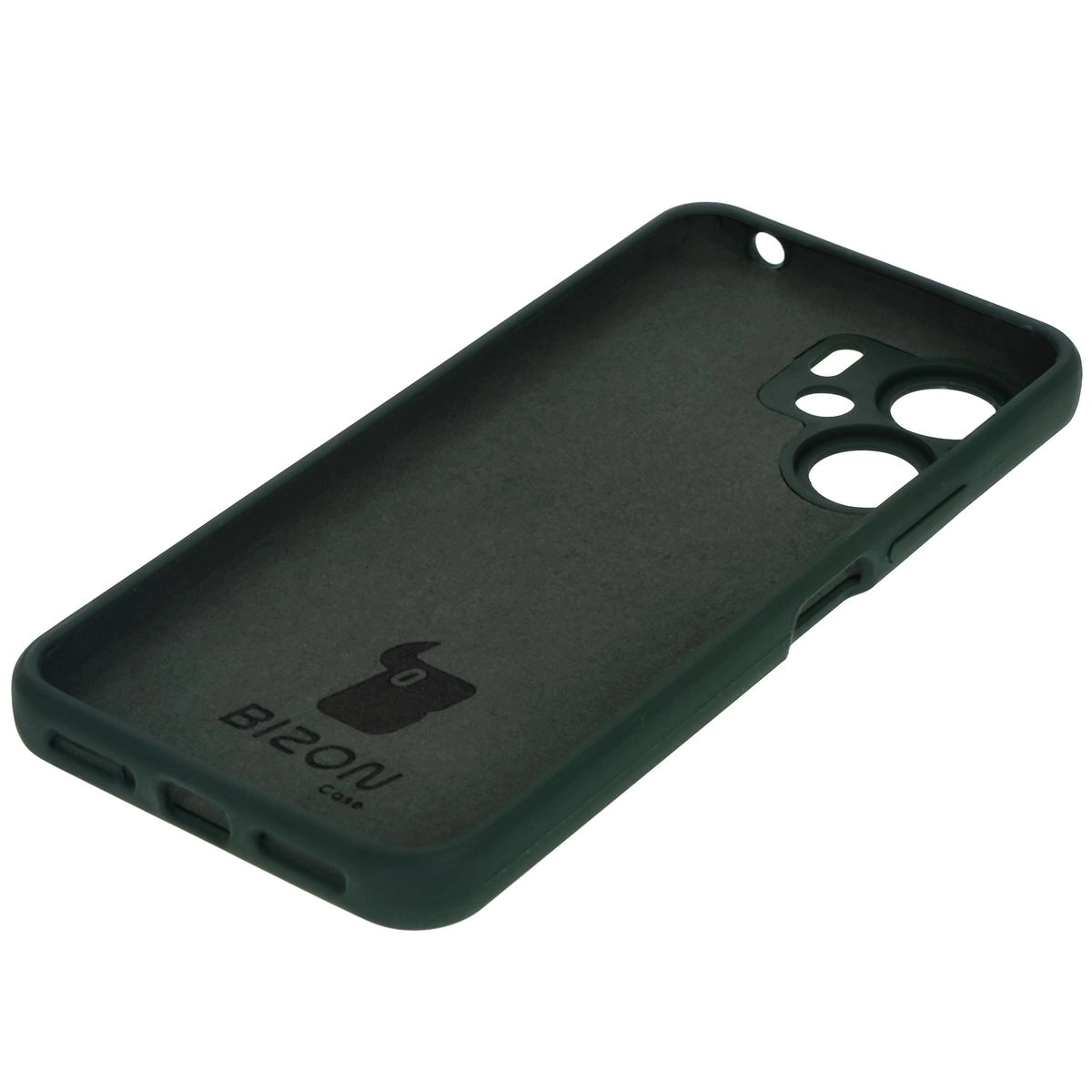 Etui Bizon Silikonowe Soft do Xiaomi Redmi 13C 4G/Xiaomi Redmi 13C 5G/Xiaomi Poco C65 Ciemnozielony