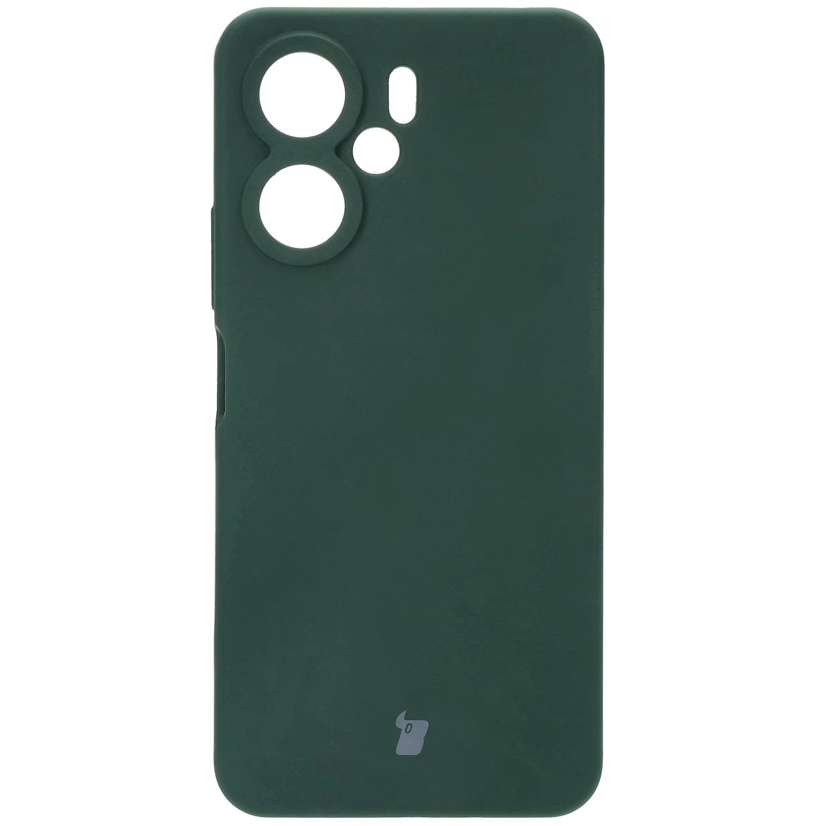 Etui Bizon Silikonowe Soft do Xiaomi Redmi 13C 4G/Xiaomi Redmi 13C 5G/Xiaomi Poco C65 Ciemnozielony