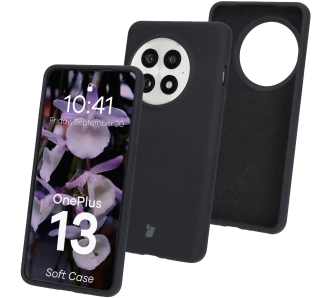 Etui Bizon Silikonowe Soft do OnePlus 13 Czarny