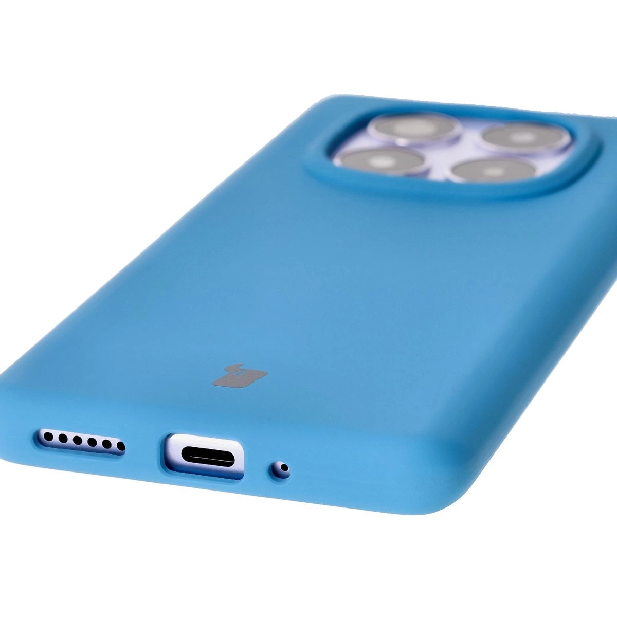 Etui Bizon Silikonowe Soft do Xiaomi Redmi Note 14 Pro 5G/Poco X7 Niebieski
