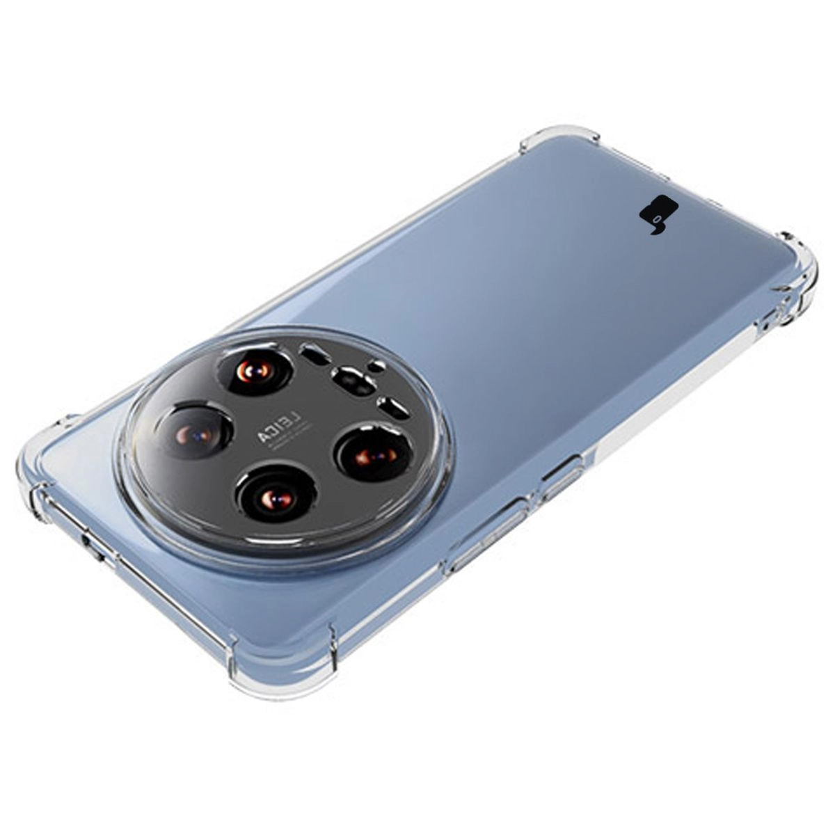 Etui Bizon Elastyczne Salpa do Xiaomi 14 Ultra Przezroczysty