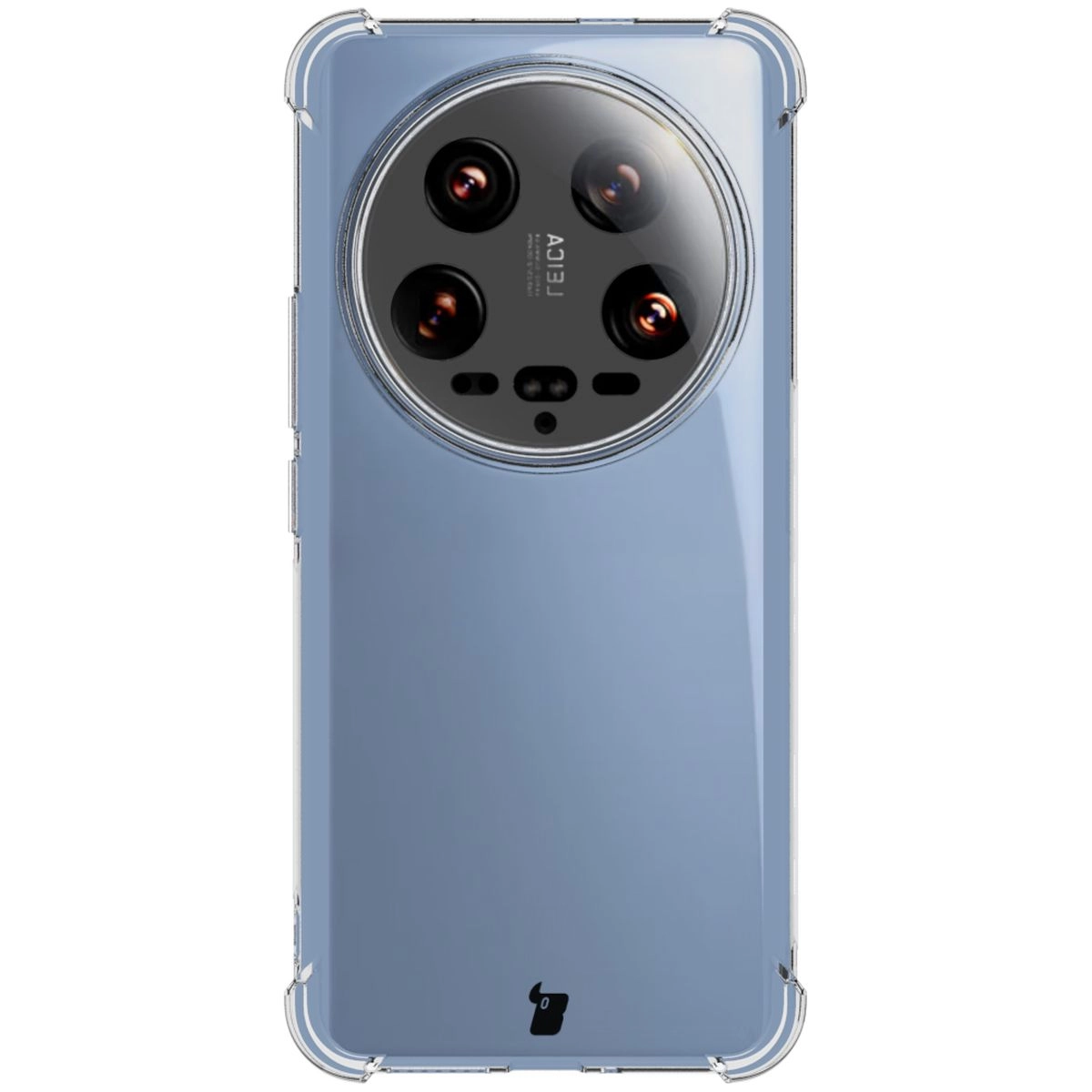 Etui Bizon Elastyczne Salpa do Xiaomi 14 Ultra Przezroczysty