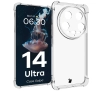 Etui Bizon Elastyczne Salpa do Xiaomi 14 Ultra Przezroczysty