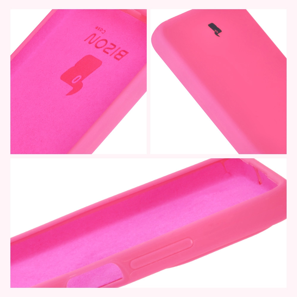 Etui Bizon Silikonowe Soft do Realme C67 4G Neonowo-różowy