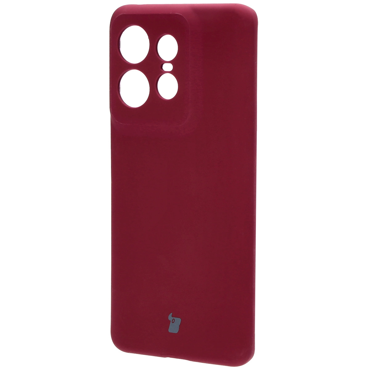 Etui Bizon Silikonowe Soft do Motorola Edge 50 Pro Ciemno-fioletowy