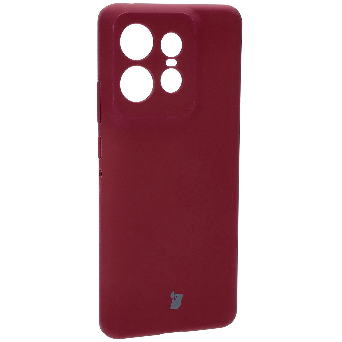 Etui Bizon Silikonowe Soft do Motorola Edge 50 Pro Ciemno-fioletowy