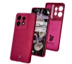 Etui Bizon Silikonowe Soft do Motorola Edge 50 Pro Ciemno-fioletowy
