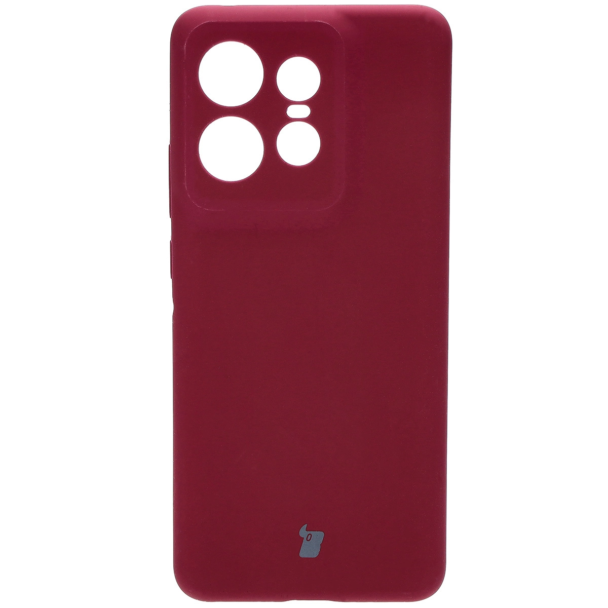 Etui Bizon Silikonowe Soft do Motorola Edge 50 Pro Ciemno-fioletowy