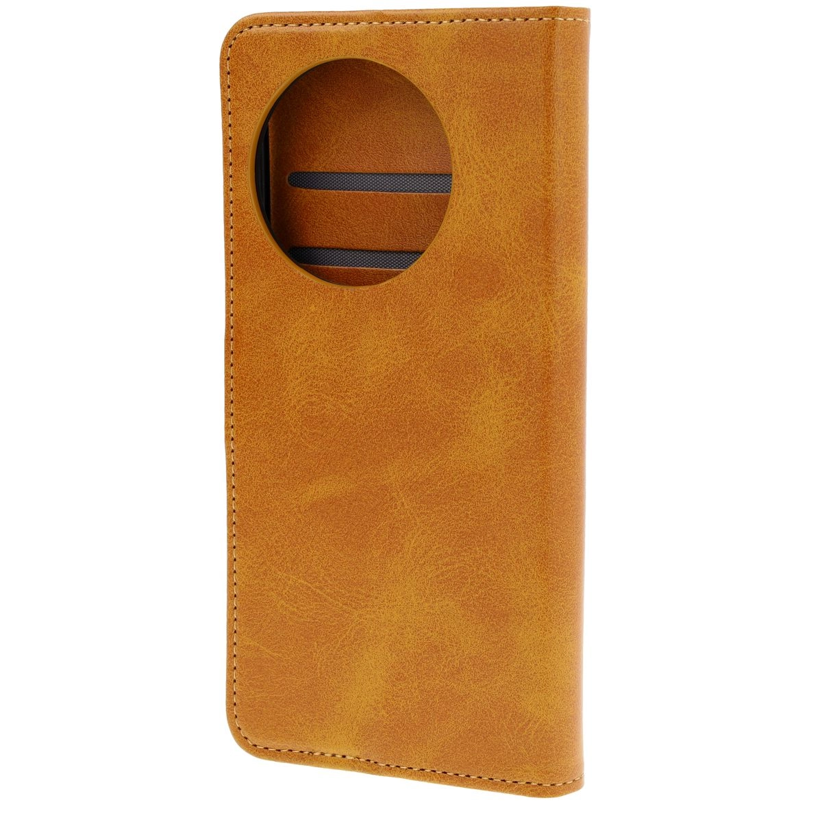 Etui Bizon z klapką Pocket do OnePlus 13R Brązowy