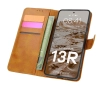 Etui Bizon z klapką Pocket do OnePlus 13R Brązowy