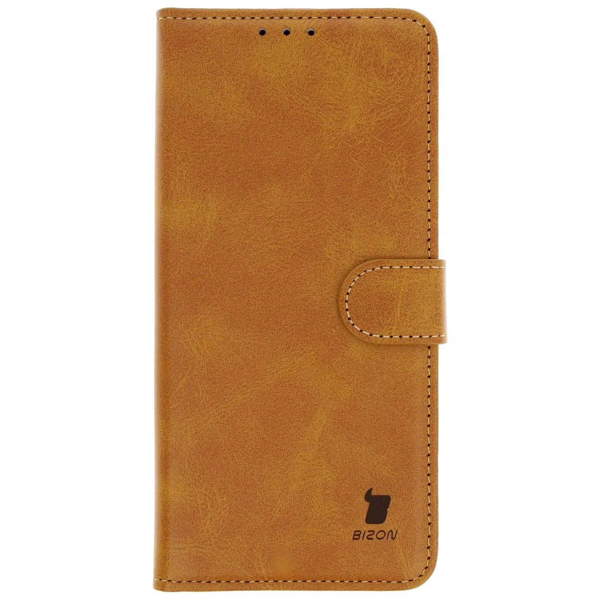Etui Bizon z klapką Pocket do OnePlus 13R Brązowy