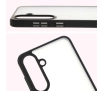 Etui Bizon Angelo do Galaxy S25 Plus Przydymione z czarną ramką
