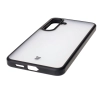 Etui Bizon Angelo do Galaxy S25 Plus Przydymione z czarną ramką