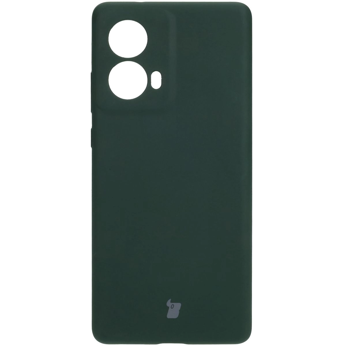 Etui Bizon Silikonowe Soft do Motorola Moto G85 5G Ciemnozielony