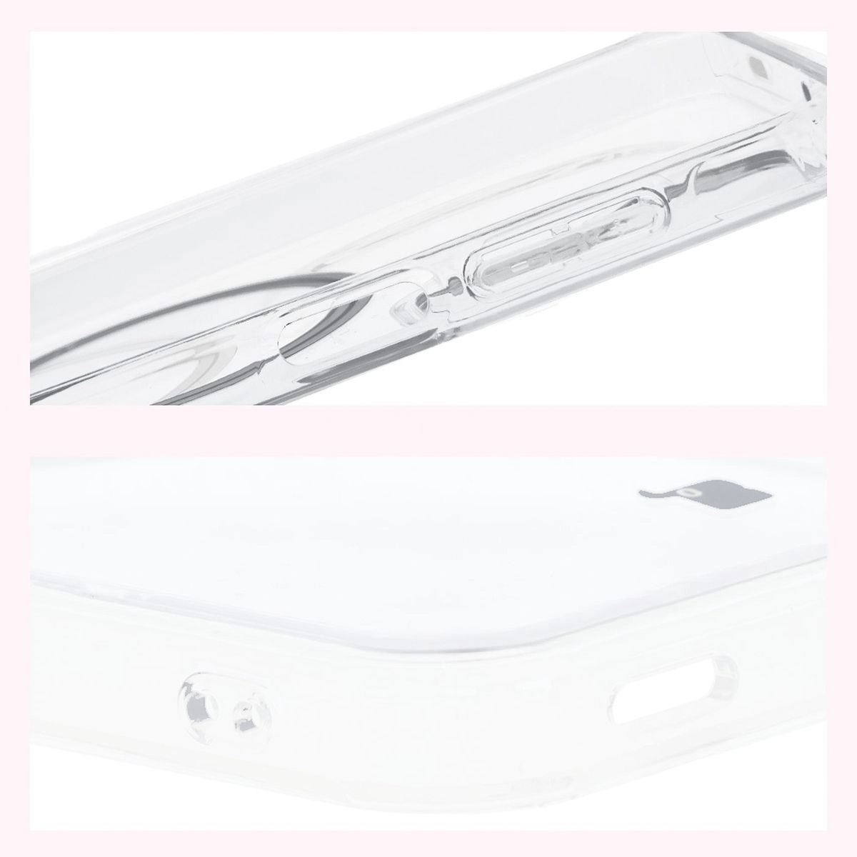 Etui Bizon CrystalO z MagSafe do Galaxy A16 4G/5G Przezroczyste