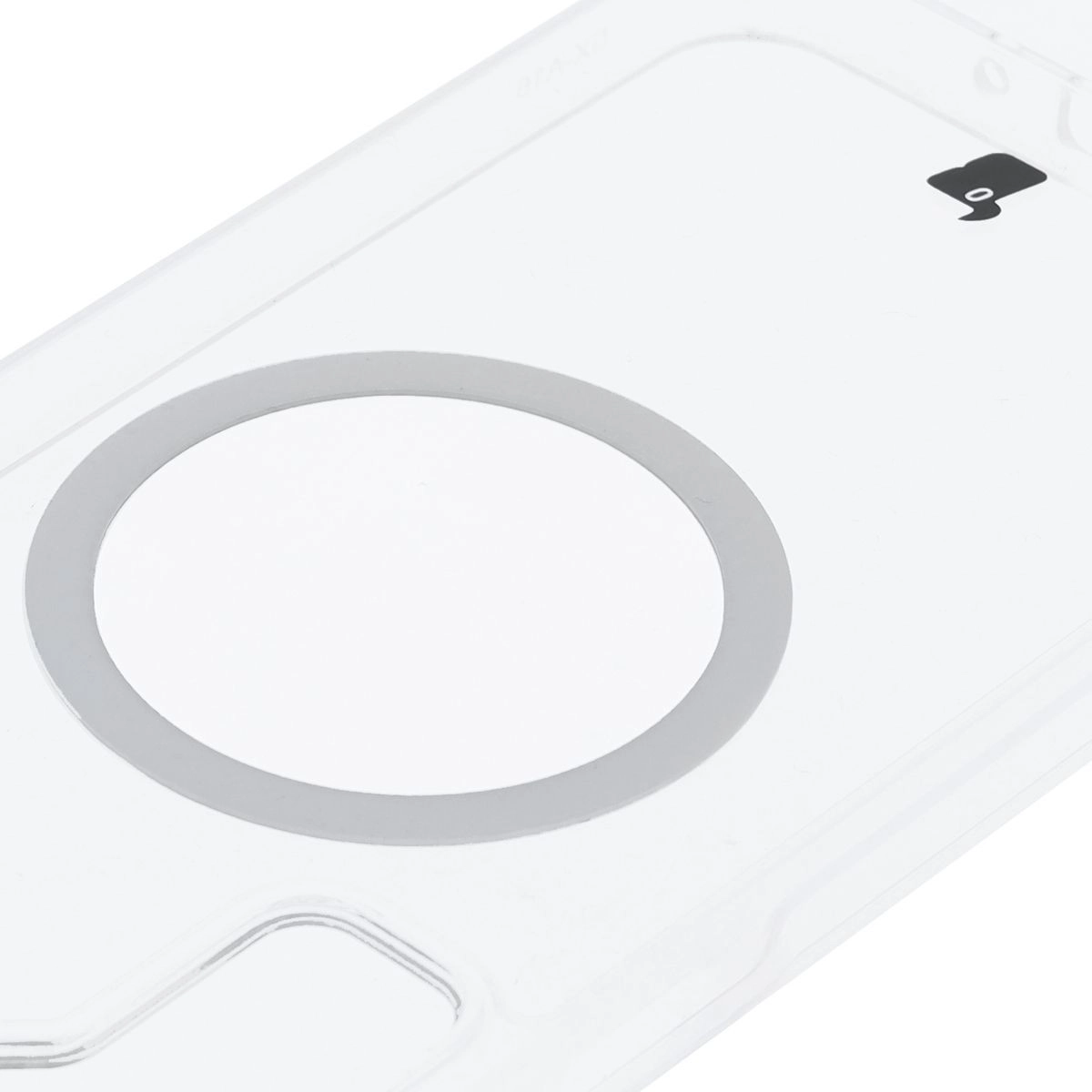 Etui Bizon CrystalO z MagSafe do Galaxy A16 4G/5G Przezroczyste
