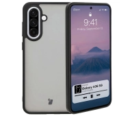 Bizon Angelo do Galaxy A36 5G Przydymione z czarną ramką