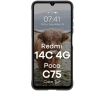 Etui Bizon Tur do Xiaomi Redmi 14C 4G / POCO C75 Czarny