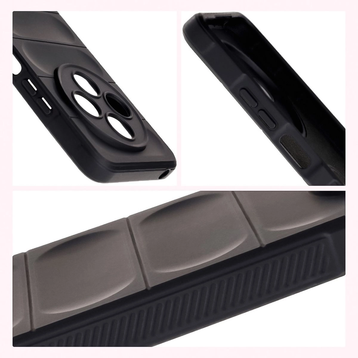 Etui Bizon Tur do Xiaomi Redmi 14C 4G / POCO C75 Czarny