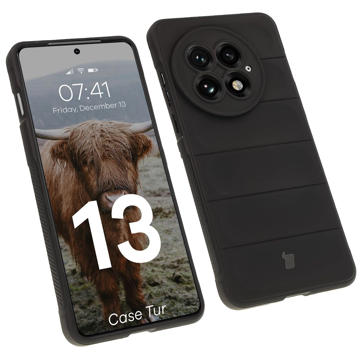 Etui Bizon Tur do OnePlus 13 Czarny
