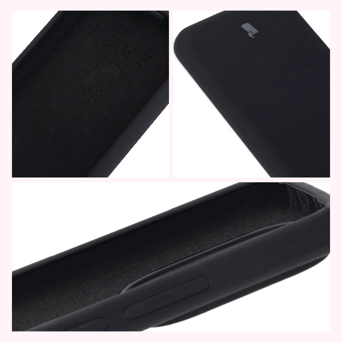 Etui Bizon Silikonowe Soft do Xiaomi Redmi Note 14 5G Czarny
