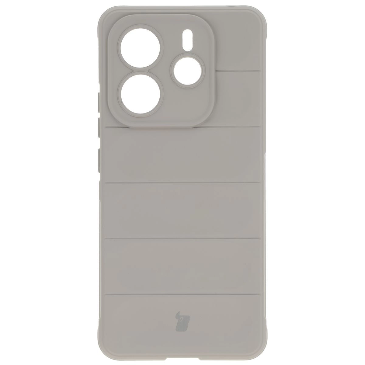 Etui Bizon Tur do Xiaomi Redmi Note 14 5G Jasnoszary