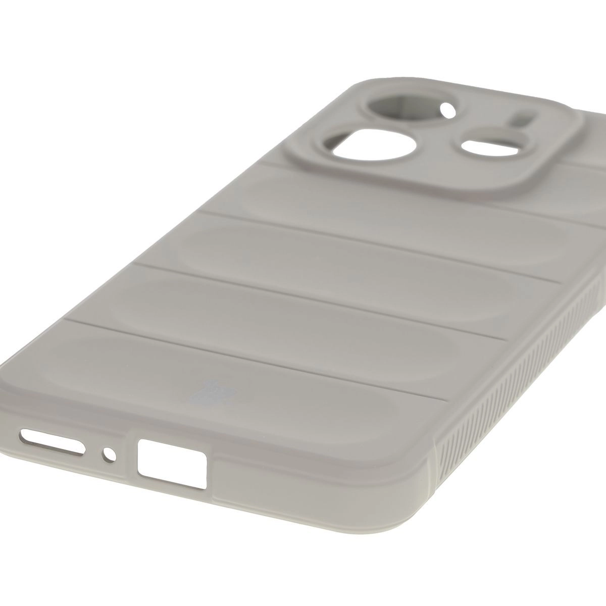 Etui Bizon Tur do Xiaomi Redmi Note 14 5G Jasnoszary