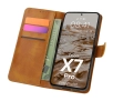 Etui Bizon z klapką Pocket do Xiaomi Poco X7 Pro Brązowy
