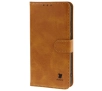 Etui Bizon z klapką Pocket do Xiaomi Poco X7 Pro Brązowy