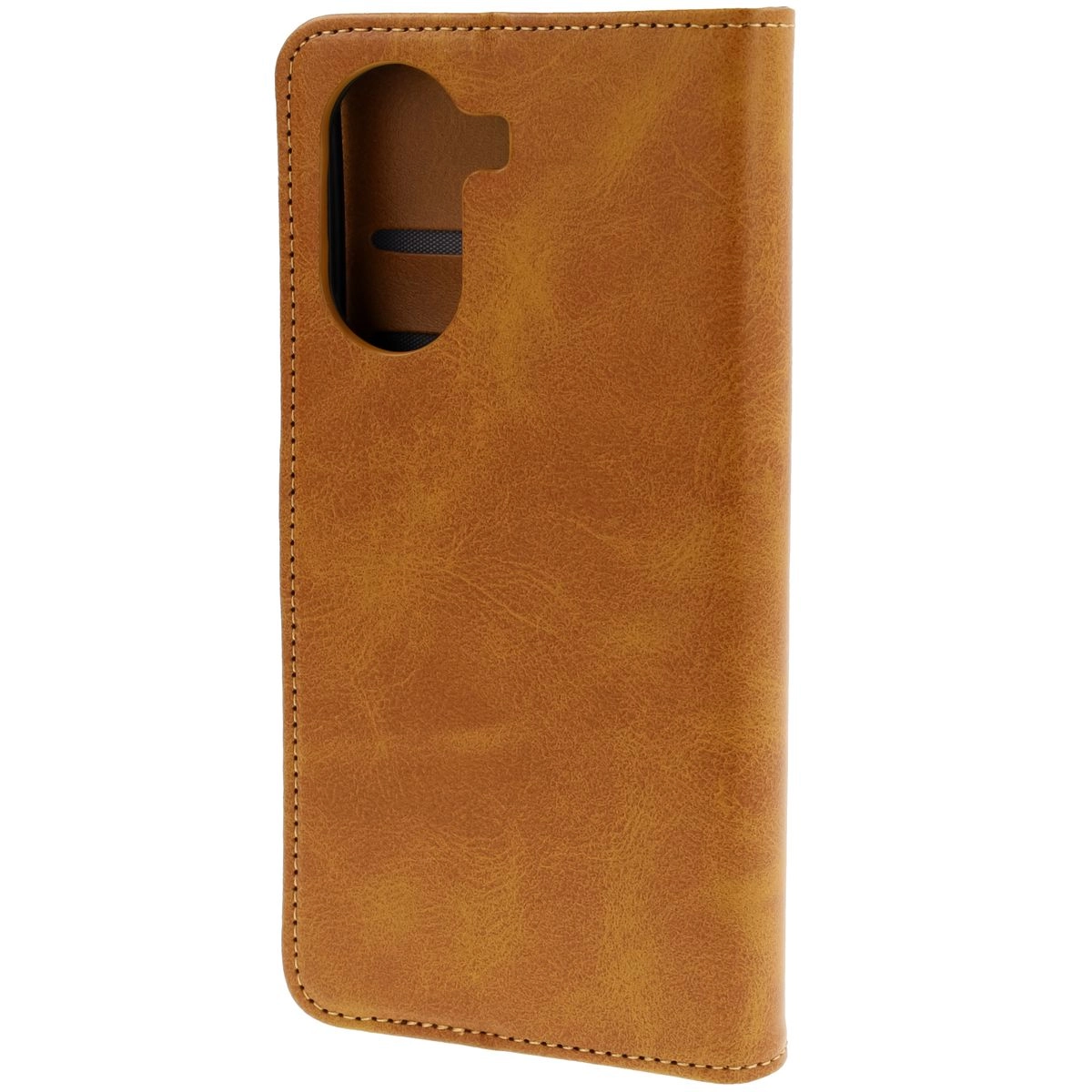 Etui Bizon z klapką Pocket do Xiaomi Poco X7 Pro Brązowy