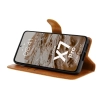 Etui Bizon z klapką Pocket do Xiaomi Poco X7 Pro Brązowy