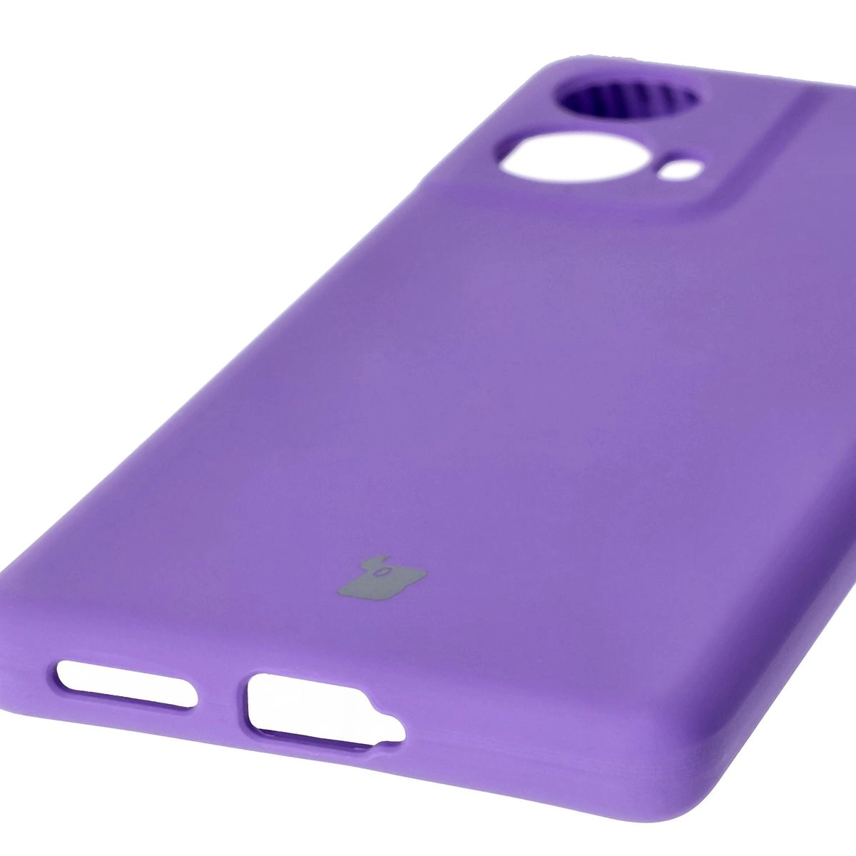 Etui Bizon Silikonowe Soft do Motorola Moto G85 5G Fioletowy