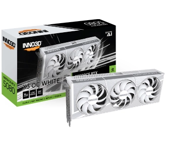 Karta graficzna Inno3D GeForce RTX 5080 X3 OC White 16GB GDDR7 256bit DLSS 4
