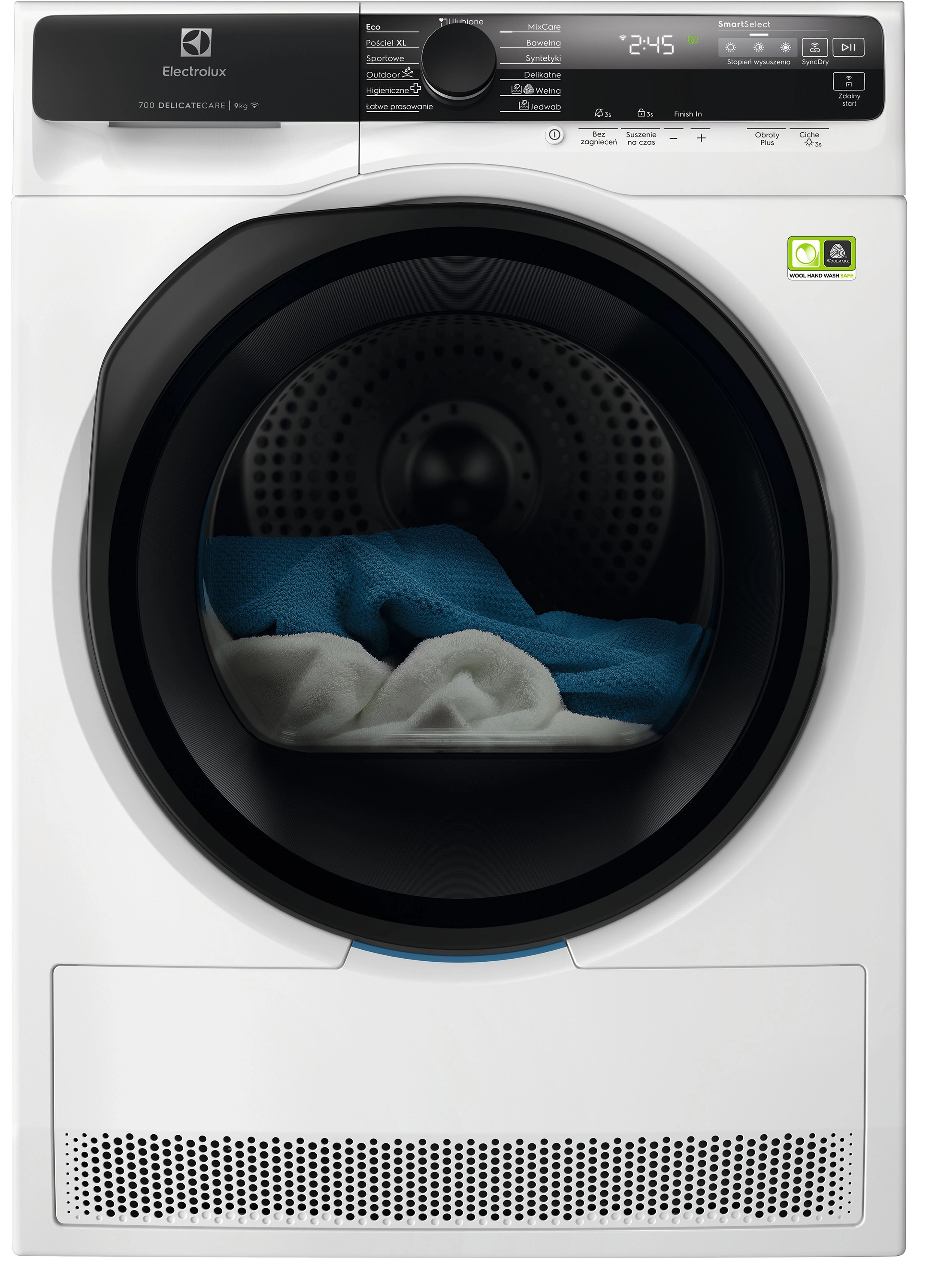 Suszarka Electrolux 700 DelicateCare EW7DEU597CP 63,6cm 9kg Zdalne sterowanie