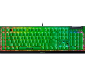 Klawiatura mechaniczna Razer BlackWidow V4 X Minecraft Edition Zielony