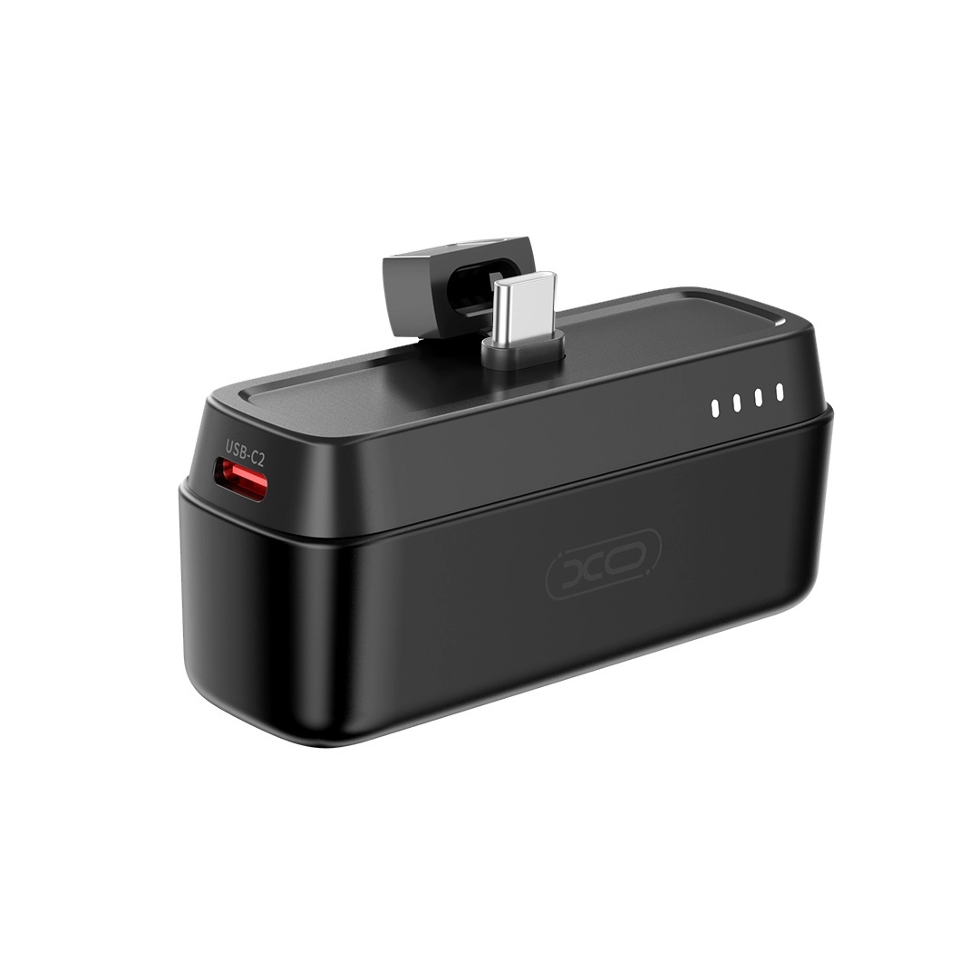 Powerbank XO Mini PR244 USB-C 5000mAh 20W Czarny
