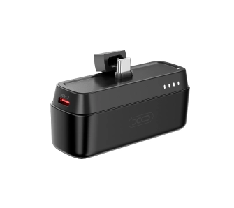Powerbank XO Mini PR244 USB-C 5000mAh 20W Czarny