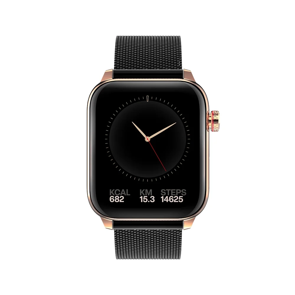 Smartwatch Maxcom FW64 Oxygen 2 44cm Czarno-złoty + bransoletka ANIA KRUK