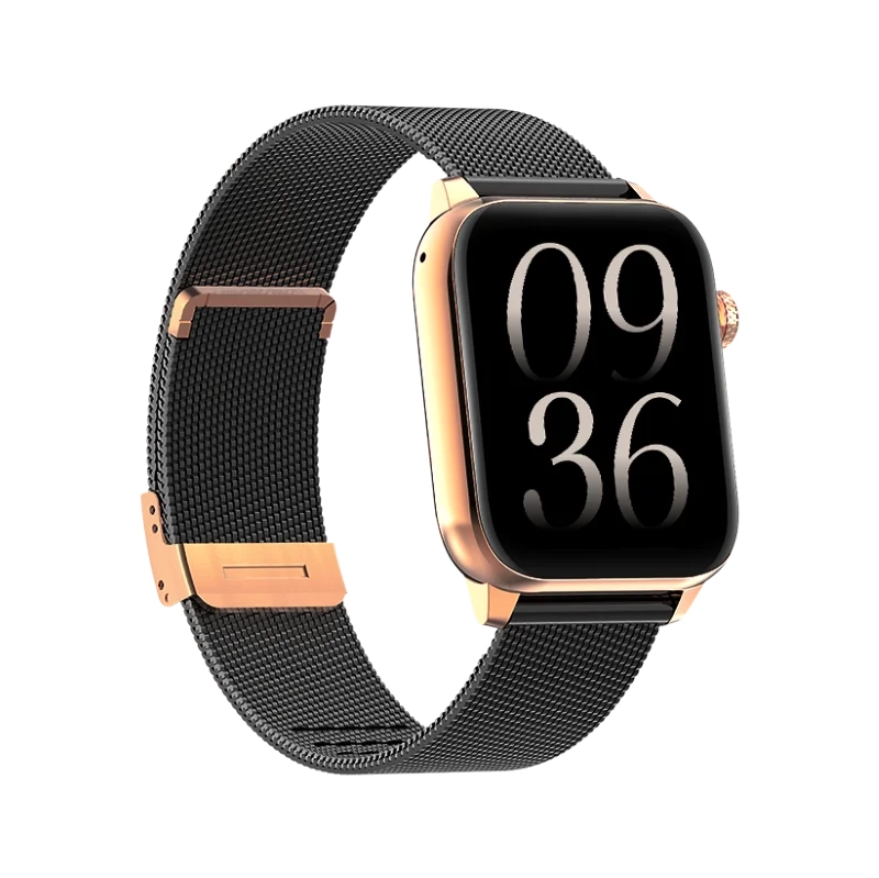 Smartwatch Maxcom FW64 Oxygen 2 44cm Czarno-złoty + bransoletka ANIA KRUK