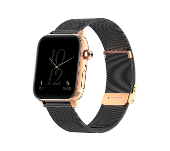 Smartwatch Maxcom FW64 Oxygen 2 44cm Czarno-złoty + bransoletka ANIA KRUK