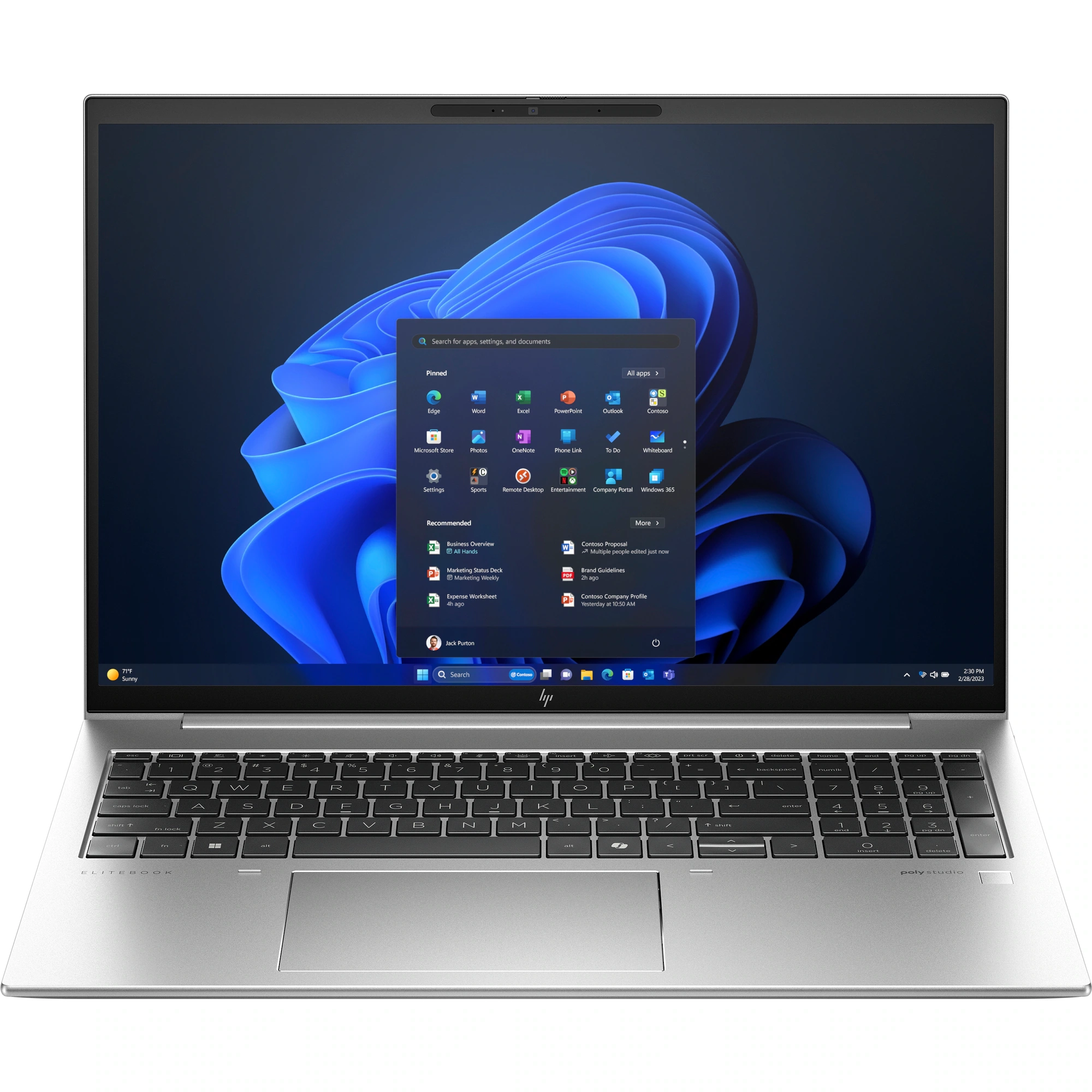Laptop biznesowy HP EliteBook 865 G11 16" R5 8640HS 32GB RAM 1TB Dysk SSD Win11 Pro Srebrny