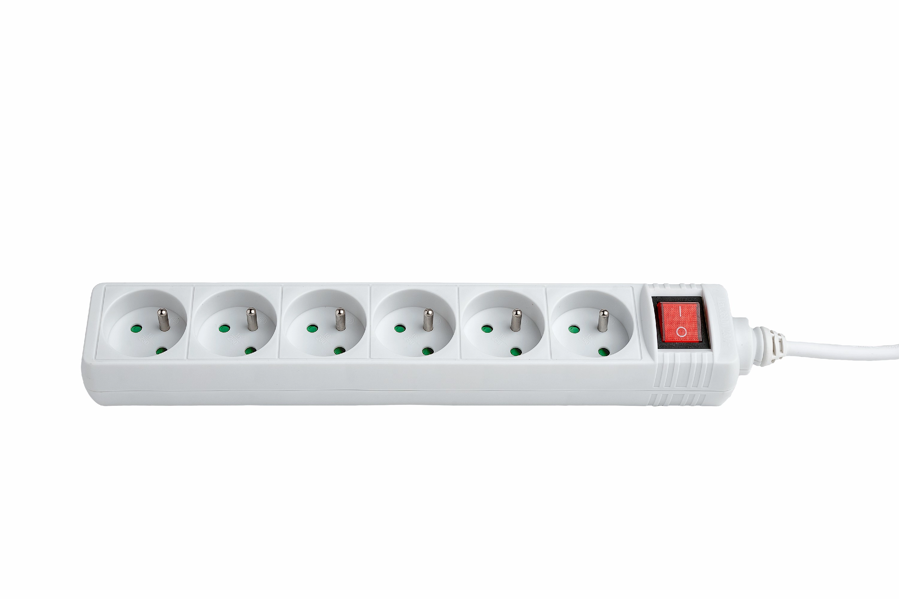 Listwa Hama 44223707 "STANDARD" 6 gniazd 1,5m Biały