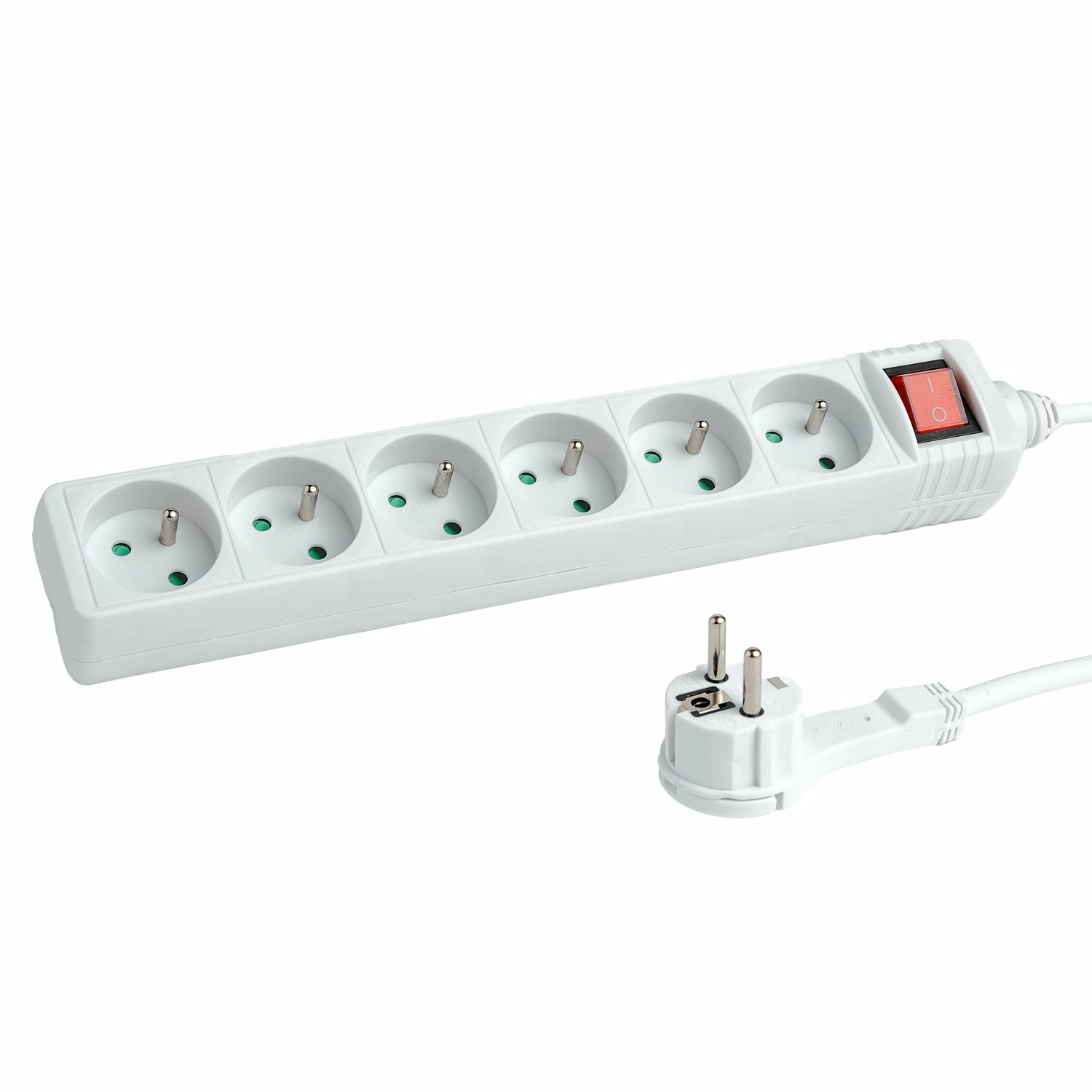 Listwa Hama 44223707 "STANDARD" 6 gniazd 1,5m Biały