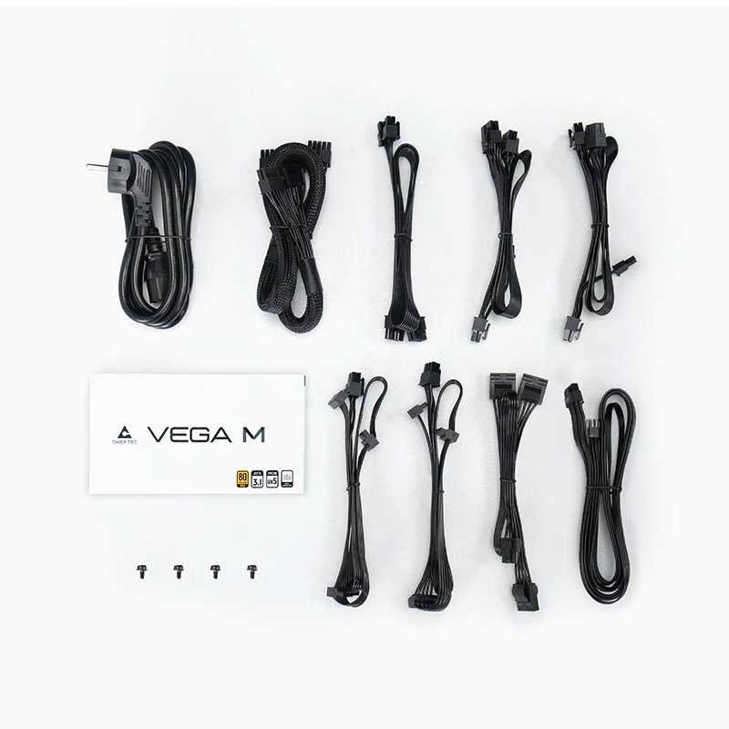 Zasilacz Chieftec Vega M 850W 80+ Gold Czarny
