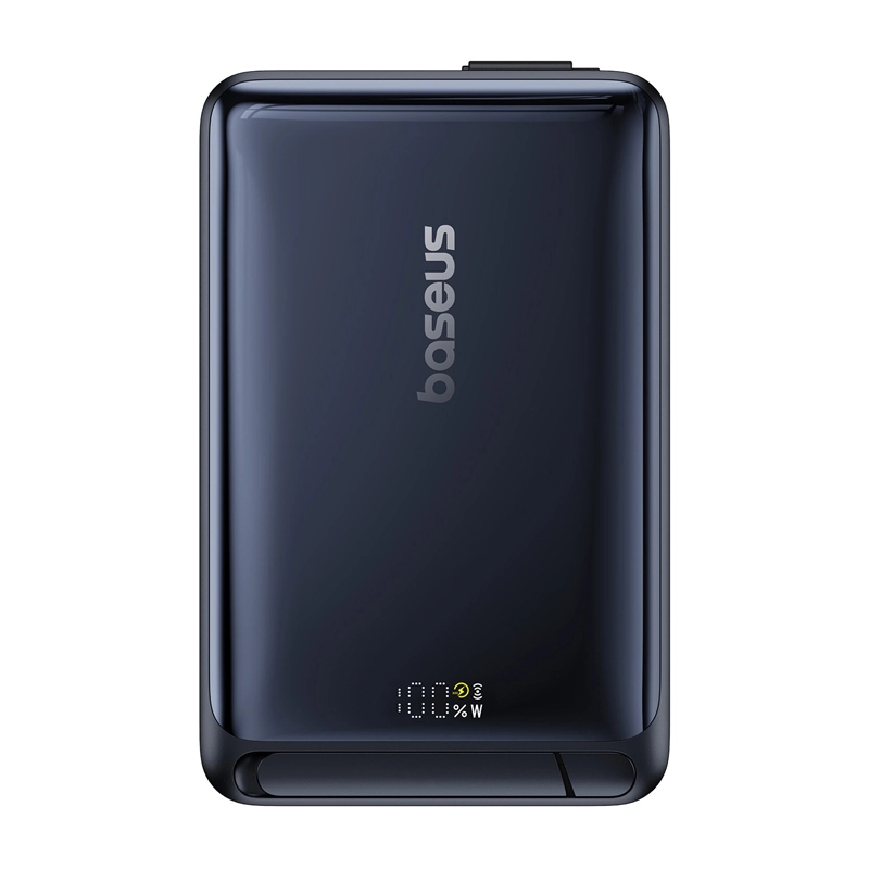 Powerbank Baseus Nomos Qi2, USB-C 10000mAh 45W Granatowy