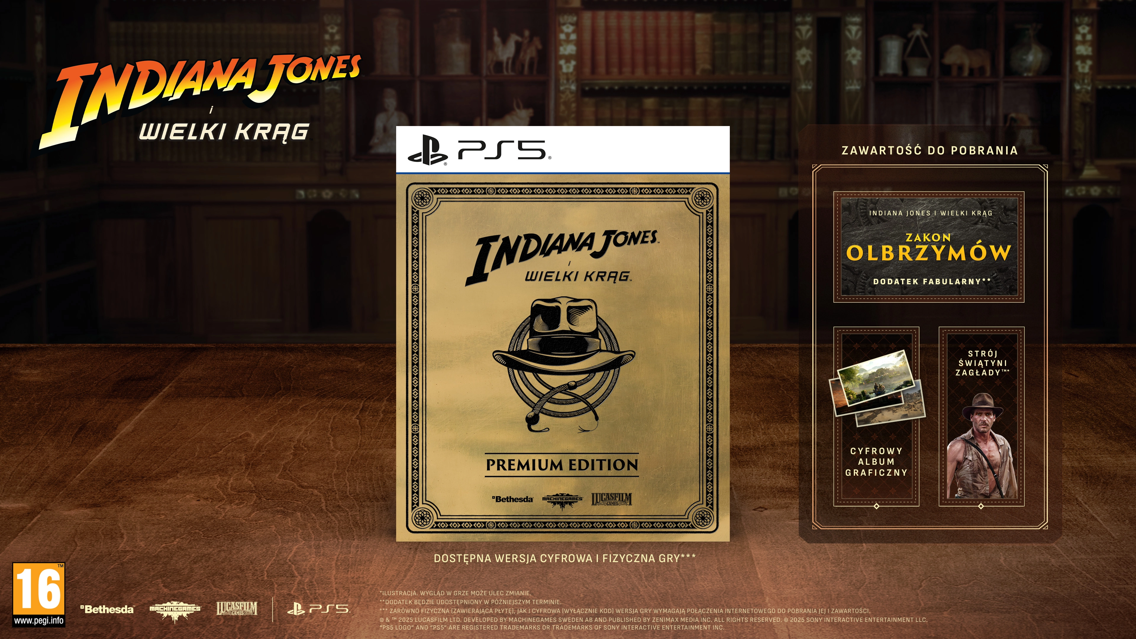 Indiana Jones i Wielki Krąg Edycja Premium Gra na PS5
