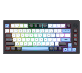 Klawiatura mechaniczna Redragon K732WLB-RGB-PRO Uranus Pro Leopard L Czarno-biały