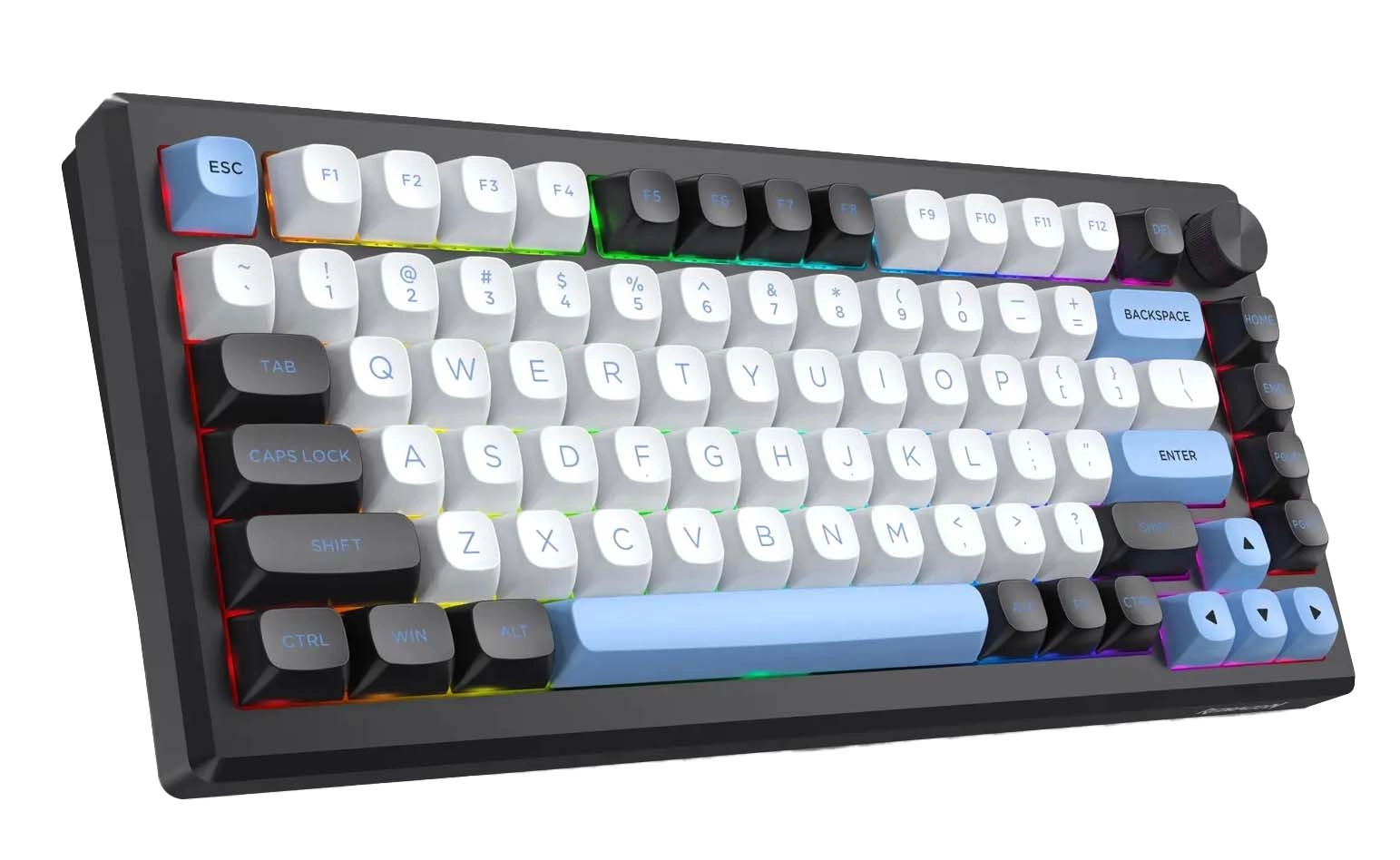Klawiatura mechaniczna Redragon K732WLB-RGB-PRO Uranus Pro Leopard L Czarno-biały